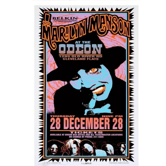 None Other - Marilyn Manson Concert Advertisement